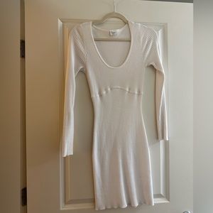 Abercrombie & Fitch Elevated Knit Corset Mini Dress